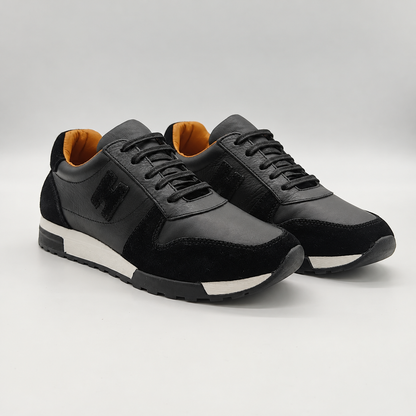 Sneakers Aylan noires – vue de trois quarts avant