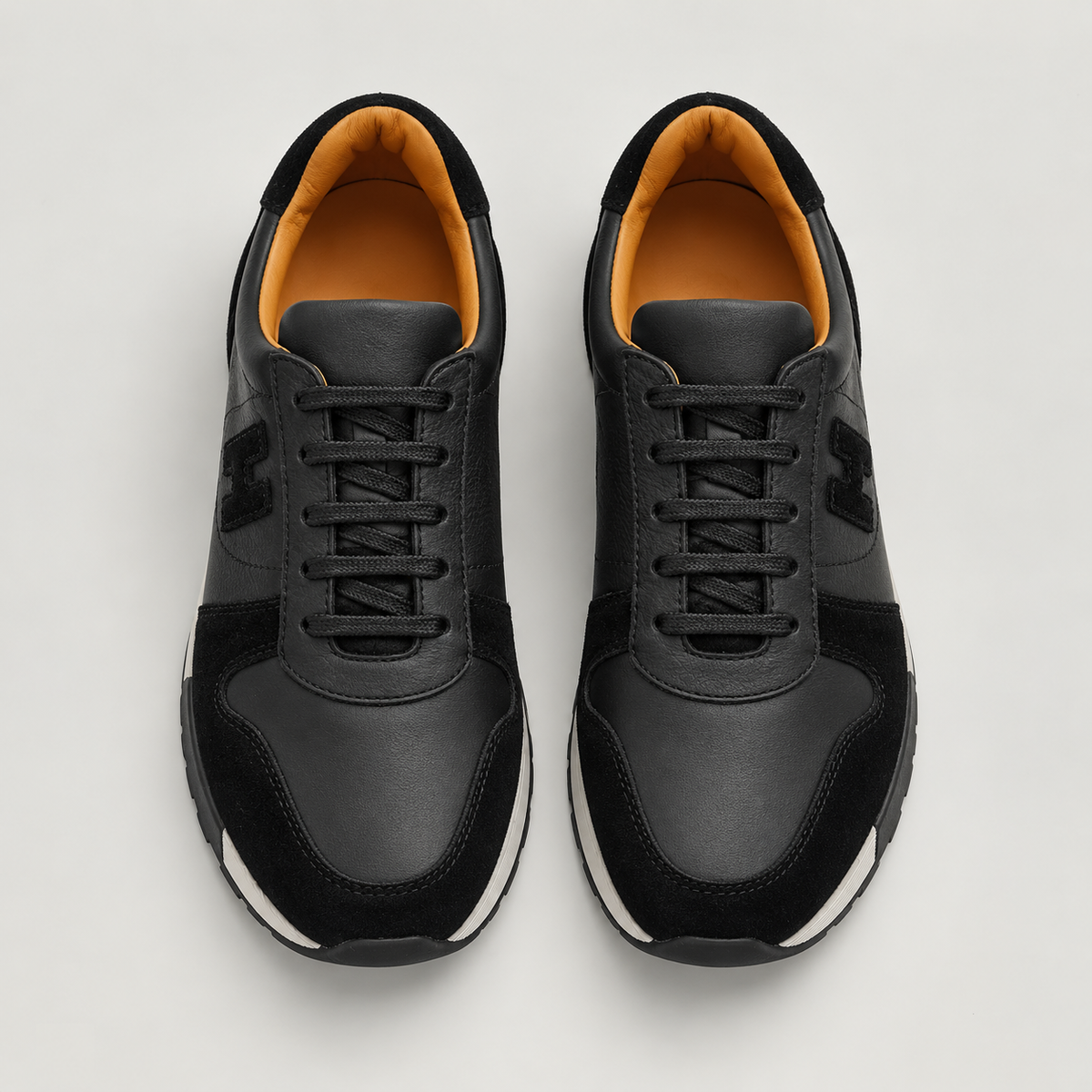 Sneakers Aylan noires – vue de dessus